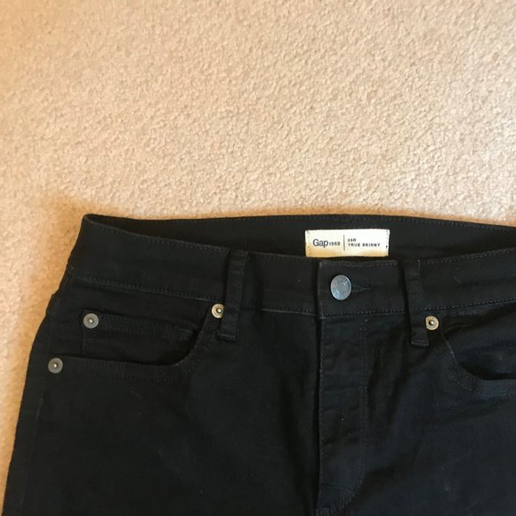 GAP Jeans Gap 969 Black Jeans True Skinny 29r Poshmark